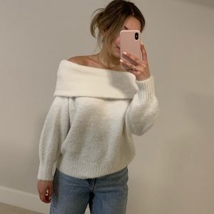H&M off the shoulder sweater